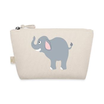 Elefant - Bio-Täschchen - Natur - Vorne