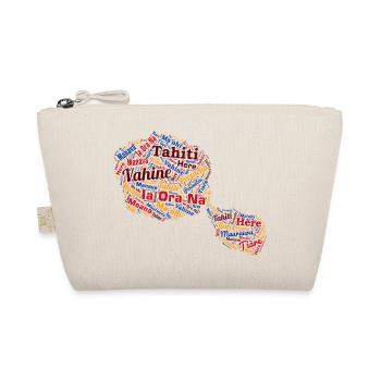 Design island of Tahiti - Organic Pouch - nature - Front