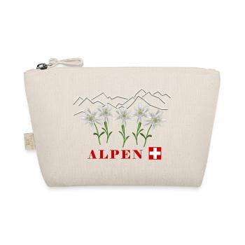 Alpen, Edelweiss, Schweiz - Bio-Täschchen - Natur - Vorne