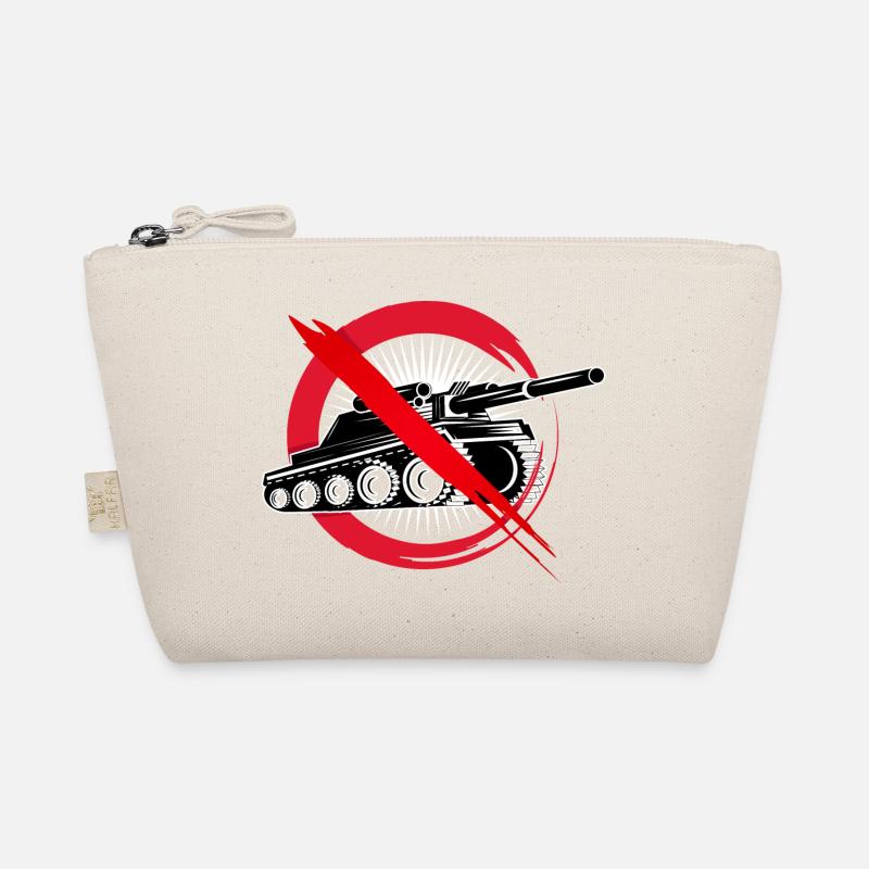 Panzer vehicle crossed out - No War - Organic Pouch