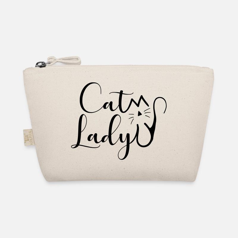 Cat Lady (different colours) Bio-Täschchen