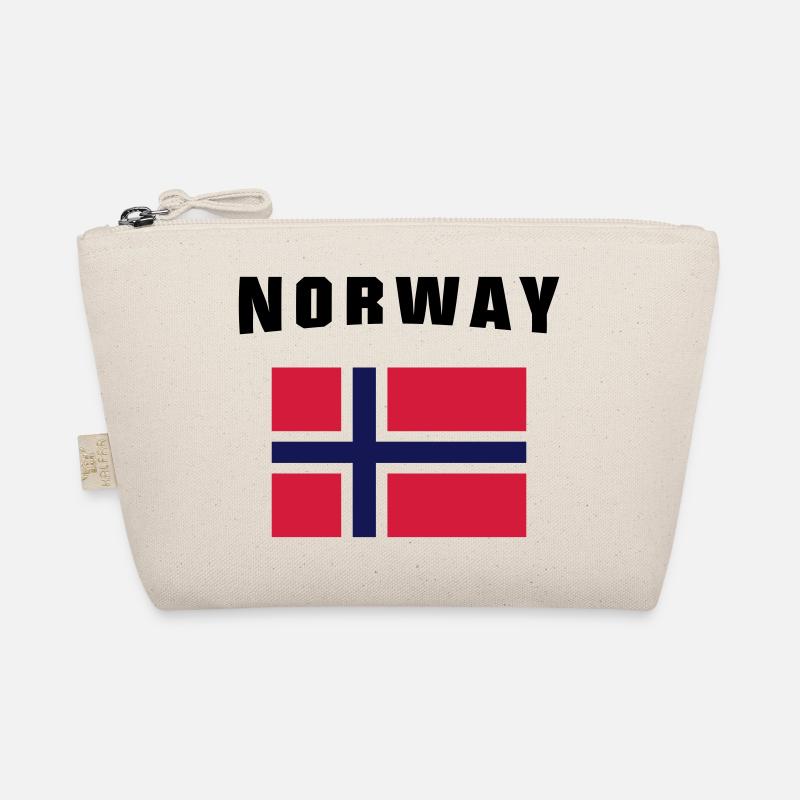 Norway Flag - Bio-Täschchen - Natur
