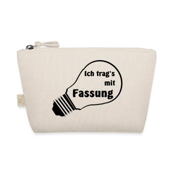 ich trage es mit Fassung lockere Einstellung - Bio-Täschchen - Natur - Vorne
