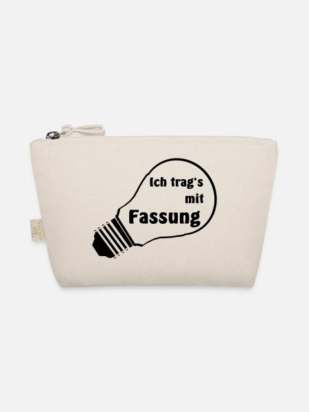 ich trage es mit Fassung lockere Einstellung - Bio-Täschchen - Natur - Vorne
