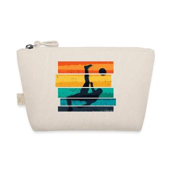 Football silhouette rétro vintage - Trousse biologique - nature - Devant