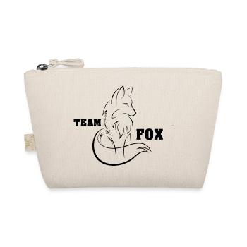 team fox fuchs symbol zeichnung Logo icon - Bio-Täschchen - Natur - Vorne
