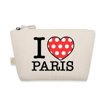 J'aime Paris | I Heart Paris - Trousse biologique - nature - Devant