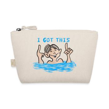 I Got This. Swimming lessons, swimming, swimming - Organic Pouch - nature - Front