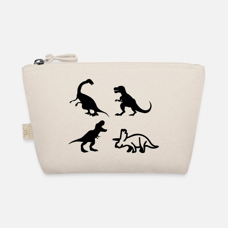 Dinosaurier Dino - Bio-Täschchen - Natur
