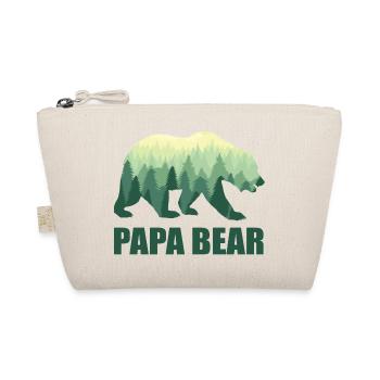 Papa Bear papa papa papy papa fête des pères papa - Trousse biologique - nature - Devant