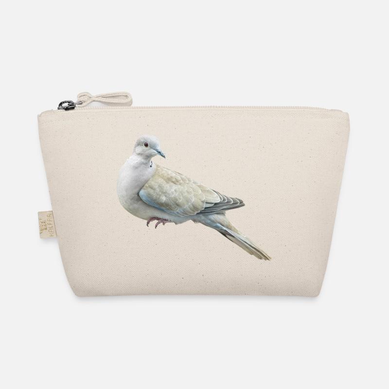 Taube Vogel Geschenk - Bio-Täschchen - Natur