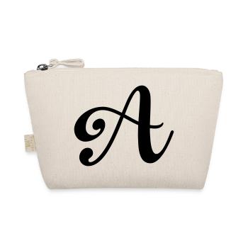 letter a - Organic Pouch - nature - Front
