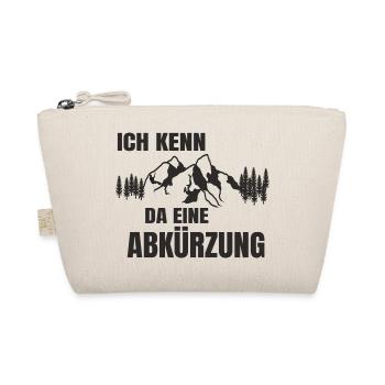 Ich kenn da eine Abkürzung - Bio-Täschchen - Natur - Vorne