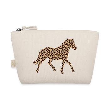Wild horse with leopard print - Organic Pouch - nature - Front