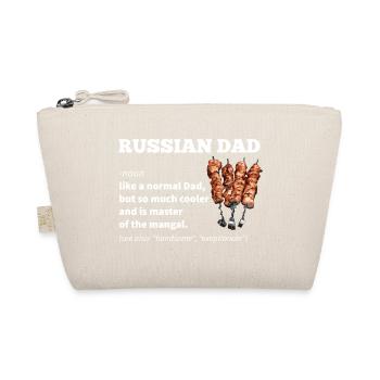 Russischer Vater Geschenk - Bio-Täschchen - Natur - Vorne