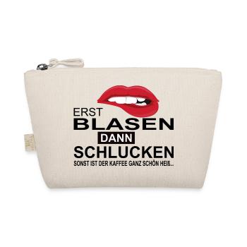 Erst Blasen dann schlucken - Bio-Täschchen - Natur - Vorne