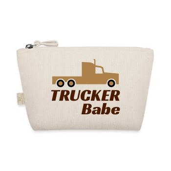 Trucker babe (Zugmaschine) - Bio-Täschchen - Natur - Vorne