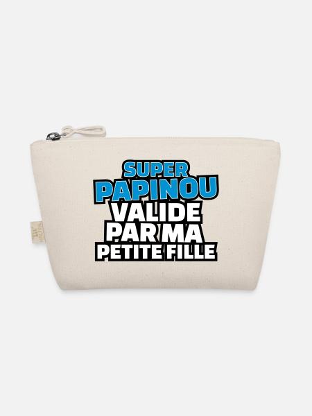 super papinou validé par ma petite fille - Trousse biologique - nature - Devant