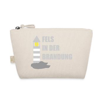 Rock in the surf - Organic Pouch - nature - Front