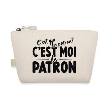C'est Qui Le Patron C'est Moi Le Patron - Trousse biologique - nature - Devant