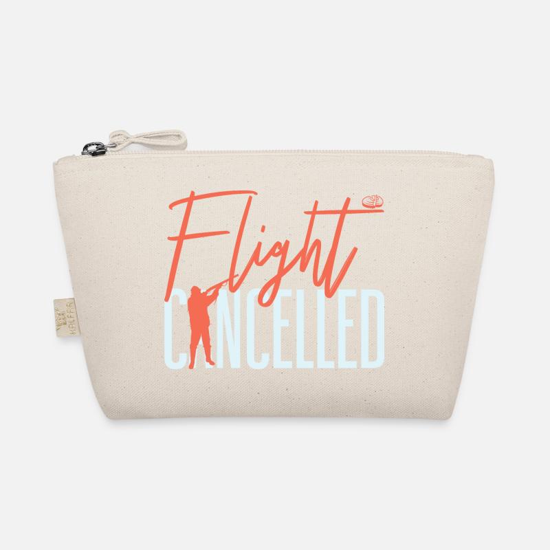 Flight Cancelled Skeet Clay Shooting Organic Pouch