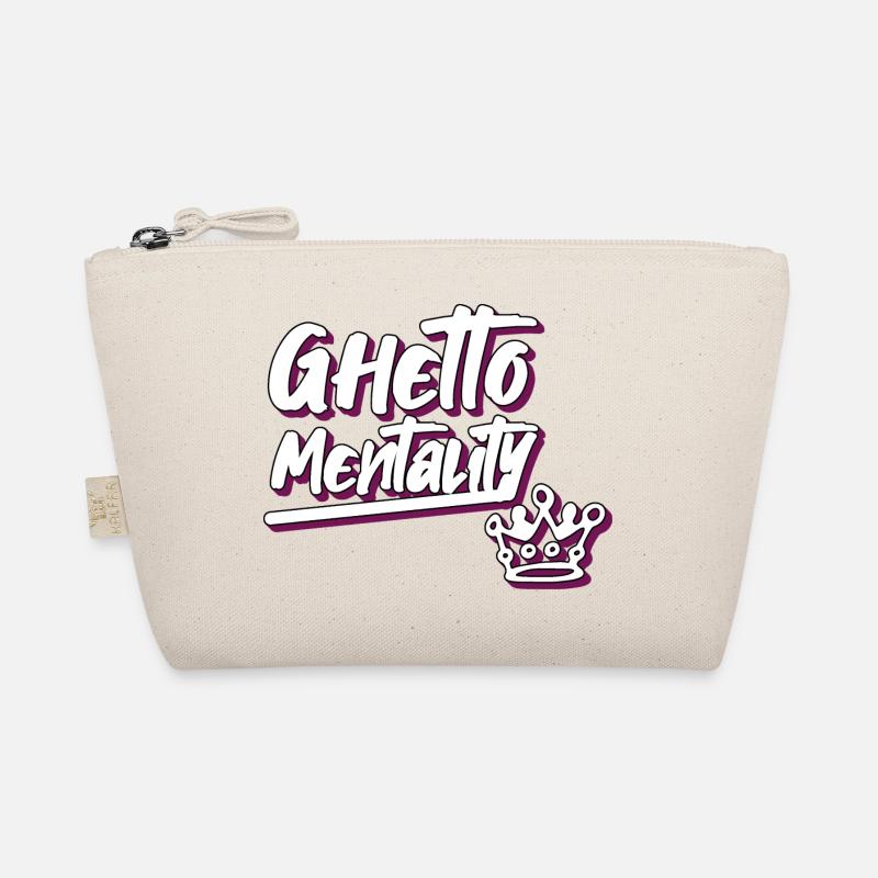 ghetto mentality Organic Pouch