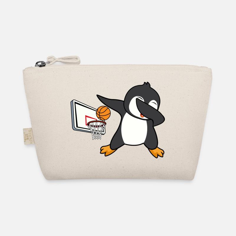 dab dabbing penguin basketball cool enthusiastic Organic Pouch