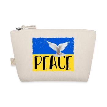 Ukraine Drapeau Armoiries Paix Paix. Contre la guerre ! - Trousse biologique - nature - Devant
