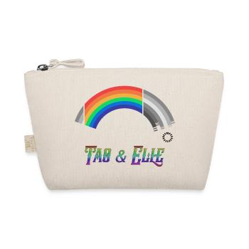 Heartstopper Rainbow Tao and Elle LBGTQIA+ - Organic Pouch - nature - Front
