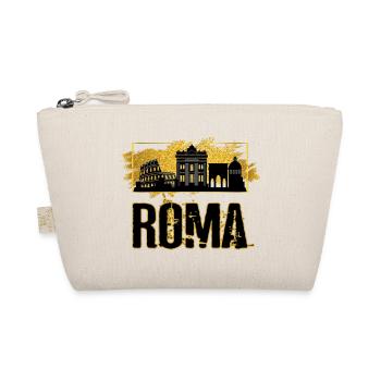 Rome Roma Italy City Skyline Gold Home Love - Organic Pouch - nature - Front