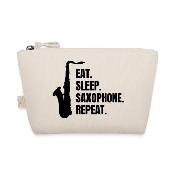Saxophone Instrument Saxophone Music Saxophonist - Organic Pouch - nature - Front