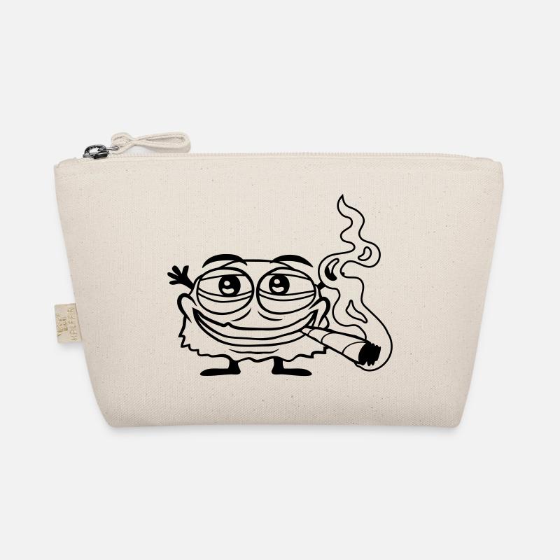 Hemp smoking funny monster Organic Pouch