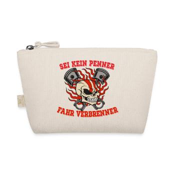 SEI KEIN PENNER FAHR VERBRENNER - Bio-Täschchen - Natur - Vorne