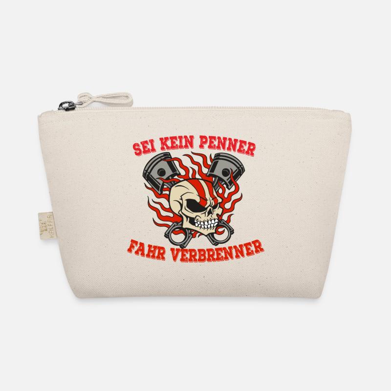 SEI KEIN PENNER FAHR VERBRENNER - Bio-Täschchen - Natur
