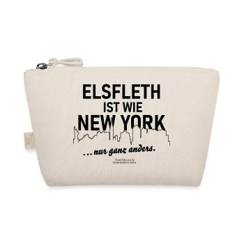 Elsfleth ist wie New York. Nur ganz anders! - Bio-Täschchen - Natur - Vorne
