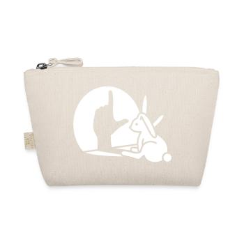 Rabbit Shadow Hand, LOSER Sign Loser - Organic Pouch - nature - Front