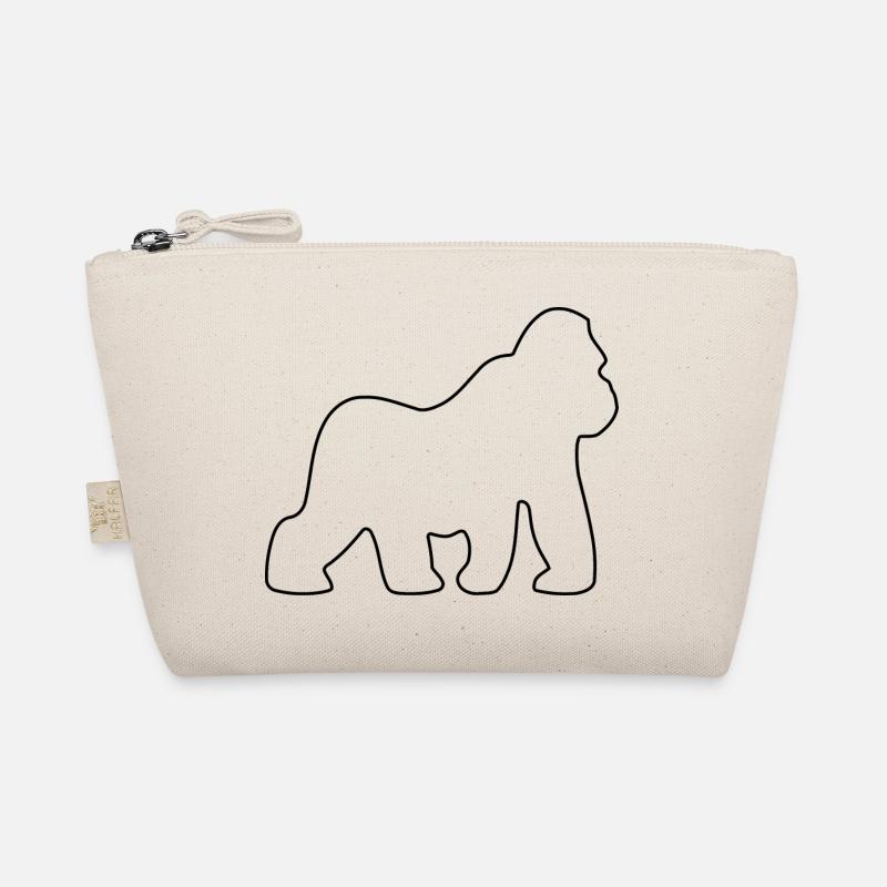 Gorilla, Silberrücken, Affe, Affen, Gorillas, Bio-Täschchen