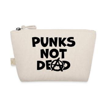 Punks not dead quote - Organic Pouch - nature - Front