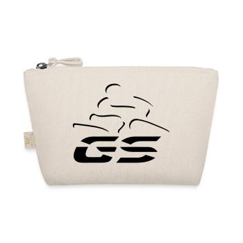 Logo GS driver no. 5 | Black - Organic Pouch - nature - Front
