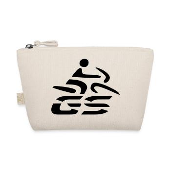 Logo GS driver no. 4 | Black - Organic Pouch - nature - Front