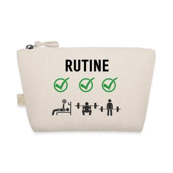 Gym Deadlifts Workout love - my hobby fitness rout - Organic Pouch - nature - Front