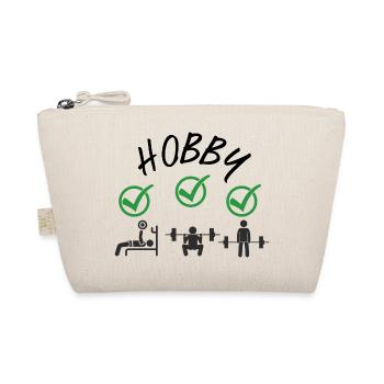 Gym Deadlifts Workout love - my fitness hobby - Organic Pouch - nature - Front
