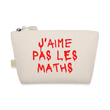J'aime pas les maths - c'est sanglant - Trousse biologique - nature - Devant