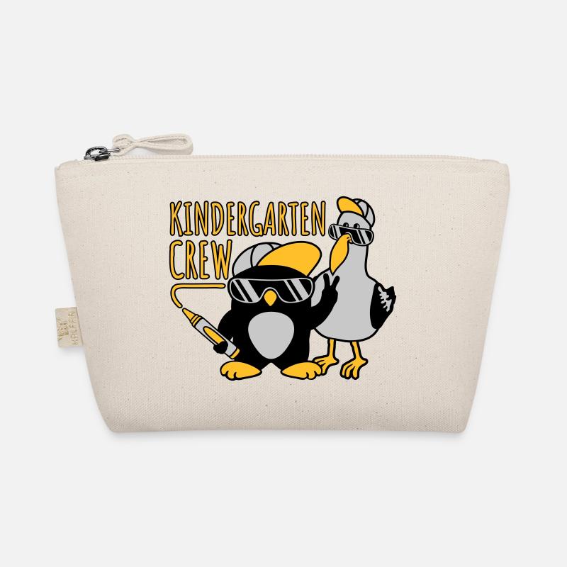 Kindergarten Crew Möwe Pinguin Bio-Täschchen