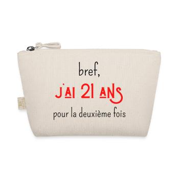 bref j'ai un 21 ans pour la deuxième fois - Trousse biologique - nature - Devant