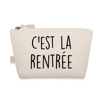 c'est la rentrée - Trousse biologique - nature - Devant
