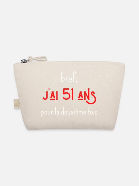 bref j'ai un 51 ans pour la deuxième fois - Trousse biologique - nature - Devant
