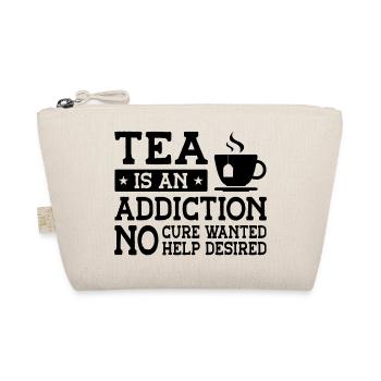 Tea Is An Addiction No Cure Wanted Help Desired Te - Bio-Täschchen - Natur - Vorne