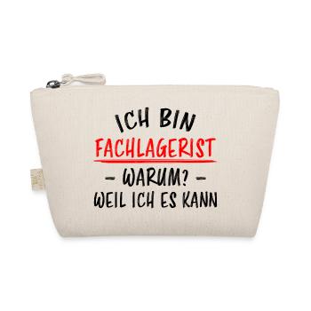 Fachlagerist Stablerfahrer Lustige Spruch Geschenk - Bio-Täschchen - Natur - Vorne