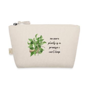 no more plants is a promise i can't keep - Bio-Täschchen - Natur - Vorne